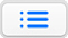 Icône de la file d’attente d’iTunes – Bleue – Ajout de morceau ou modification de la file (macOS).